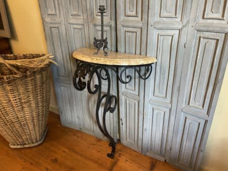Side Table Muurtafel met Marmer