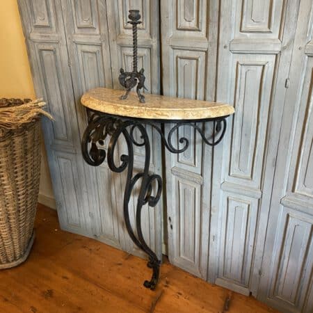 Side Table Muurtafel met Marmer