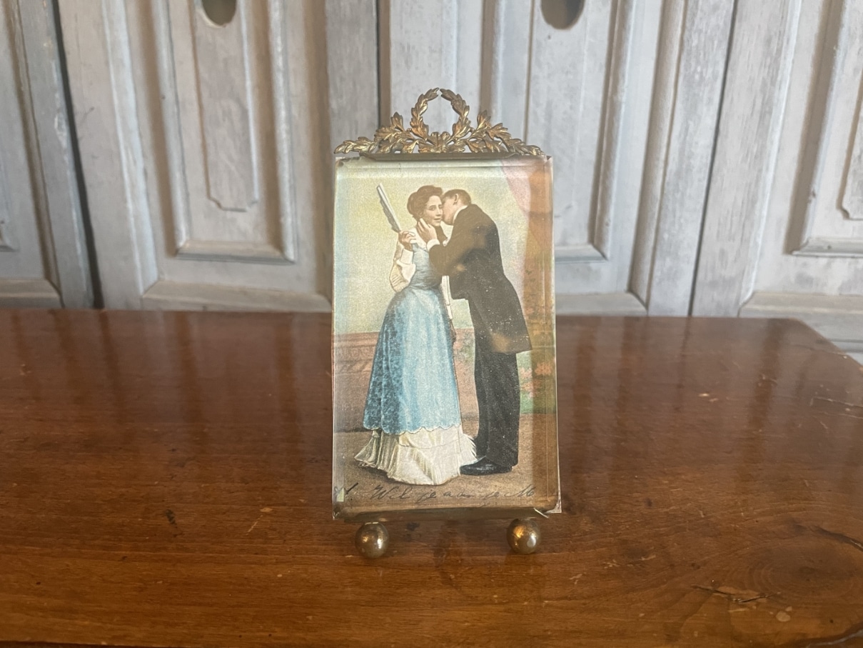 Striklijstje Fotolijstje Messing Geslepen glas - Afbeelding 11
