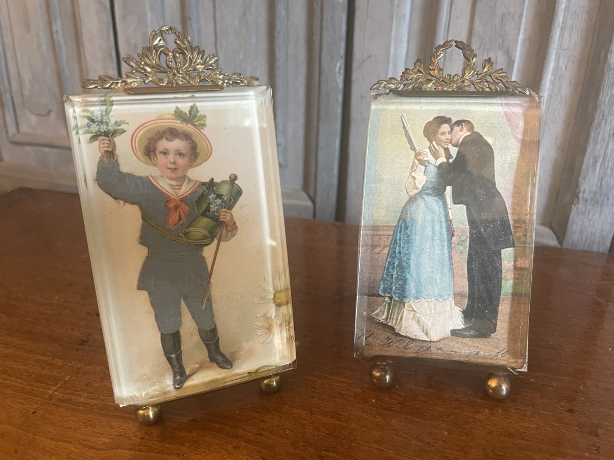 Striklijstje Fotolijstje Messing Geslepen glas - Afbeelding 12