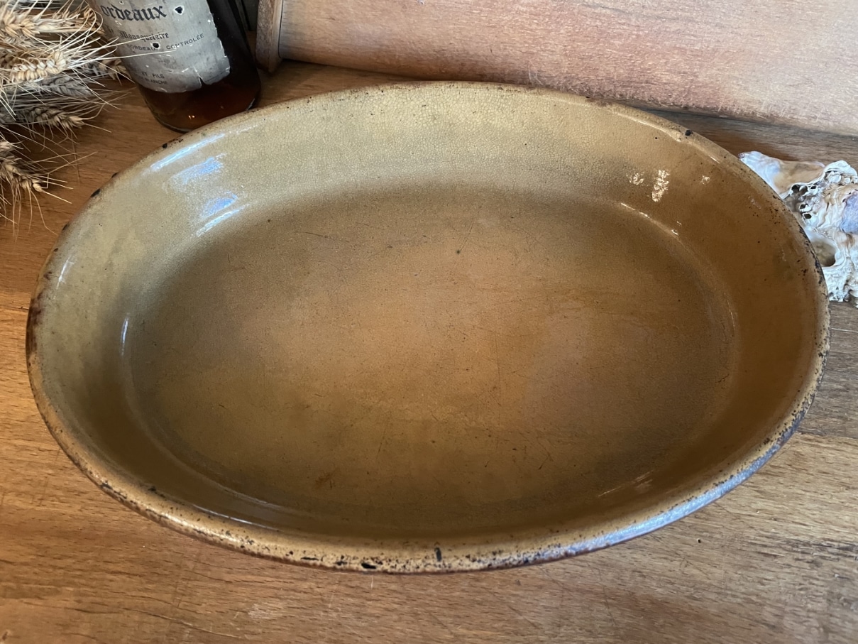 Aardewerk Schaal Ovenschaal - Afbeelding 3