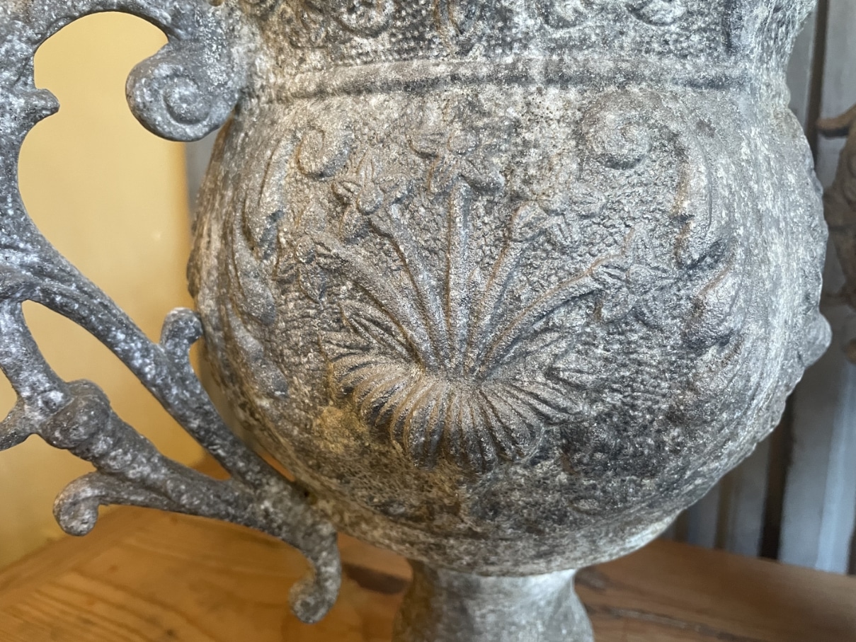 Tuinvazen 19e eeuws Aluminium - Afbeelding 12