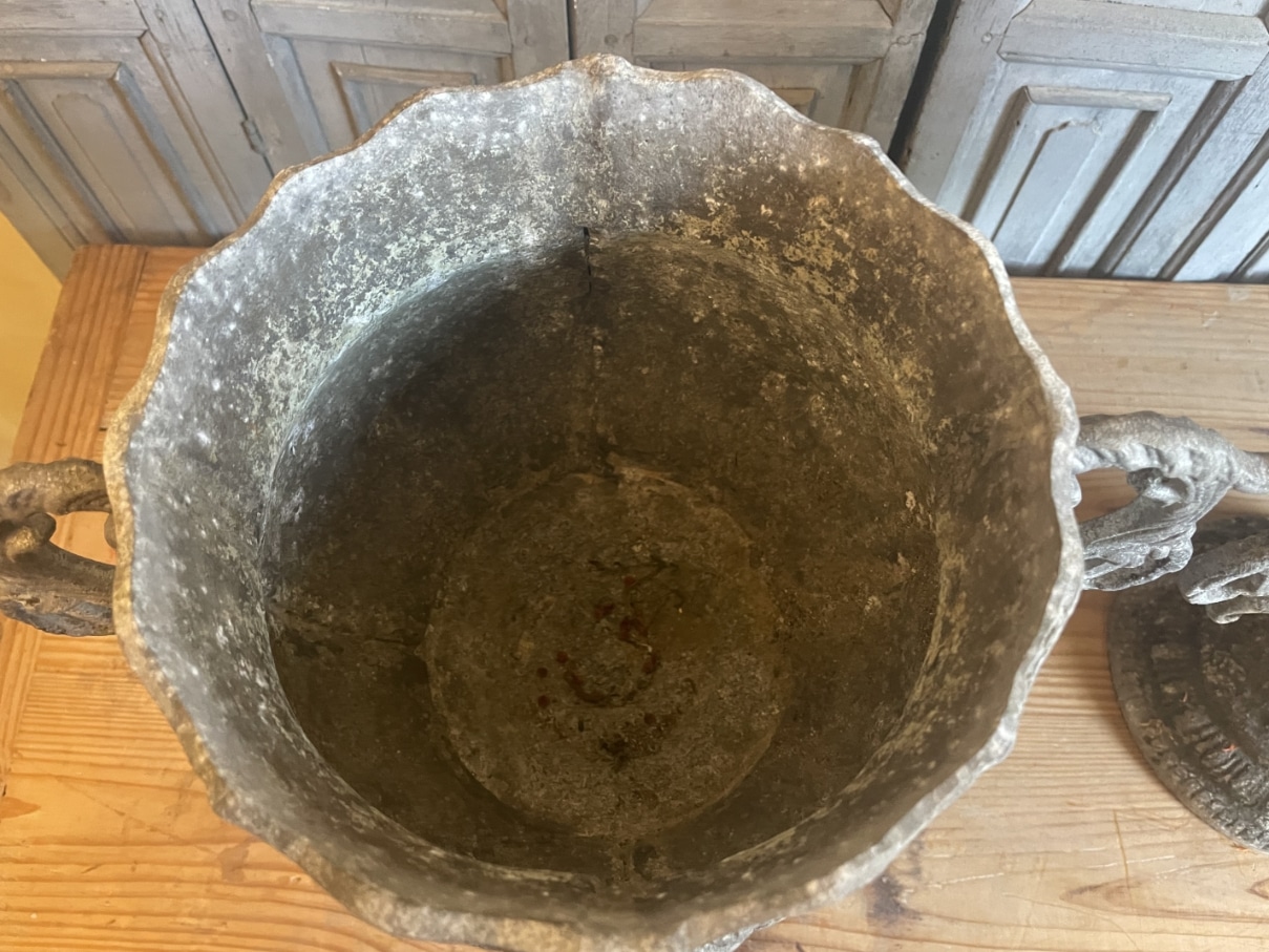 Tuinvazen 19e eeuws Aluminium - Afbeelding 8