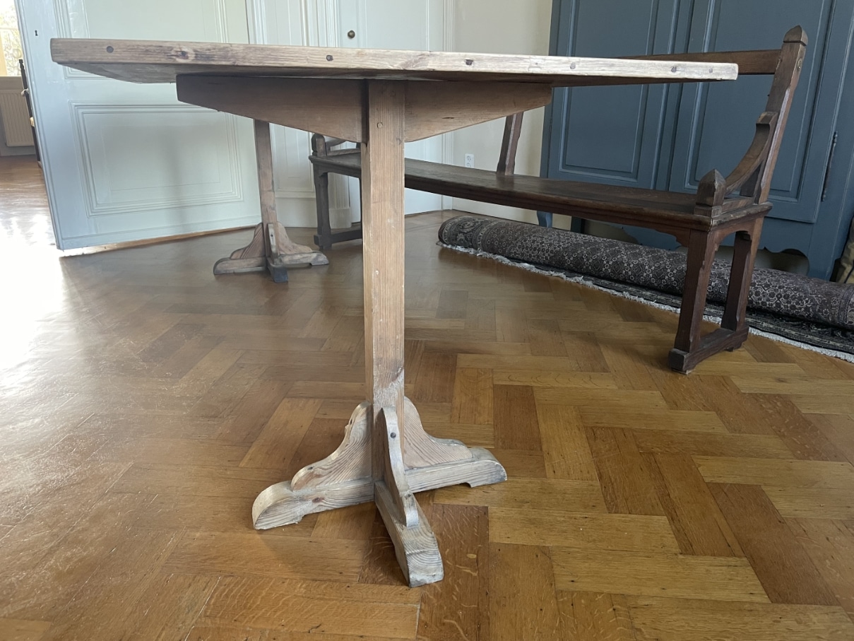 Eettafel Leeftafel Schragentafel Vendage Table - Afbeelding 12
