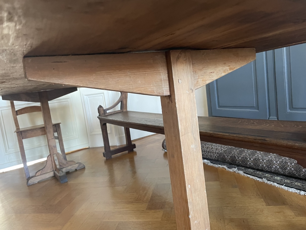 Eettafel Leeftafel Schragentafel Vendage Table - Afbeelding 13