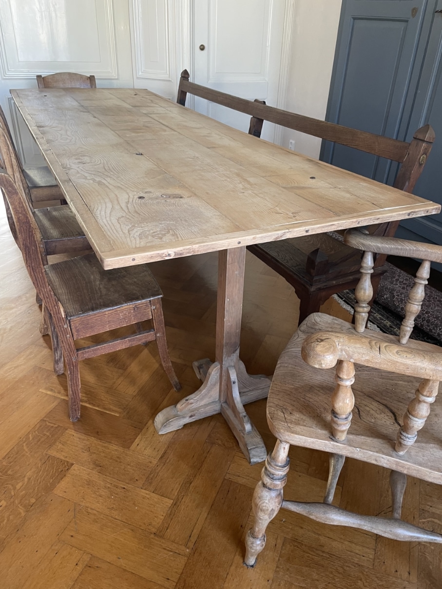 Eettafel Leeftafel Schragentafel Vendage Table - Afbeelding 17