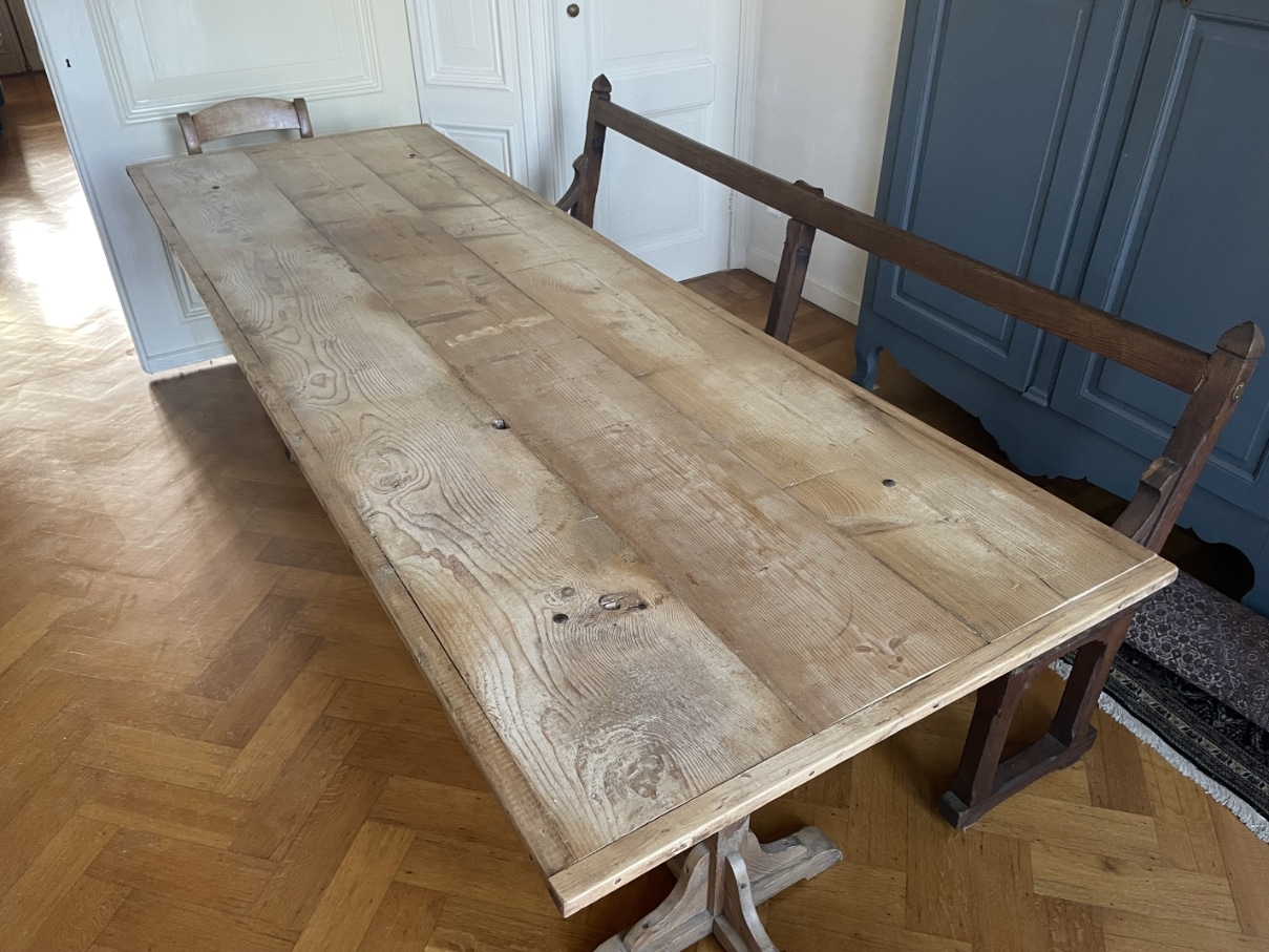 Eettafel Leeftafel Schragentafel Vendage Table - Afbeelding 5