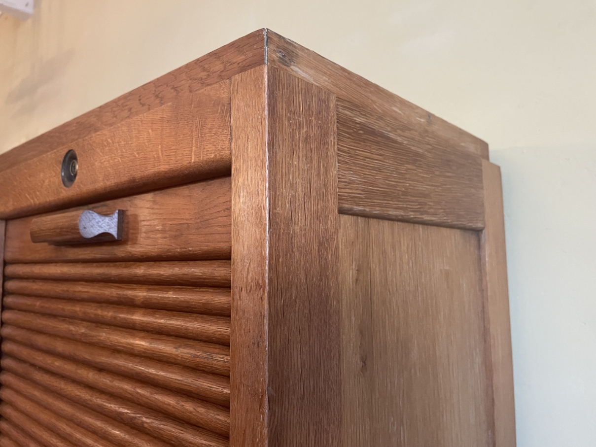 Rolluikkast Archiefkast Muziekkast art deco 1930 - Afbeelding 13