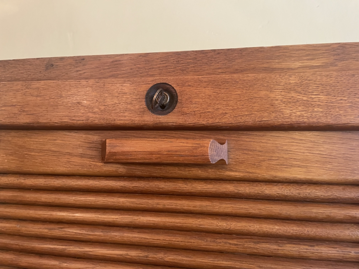 Rolluikkast Archiefkast Muziekkast art deco 1930 - Afbeelding 4