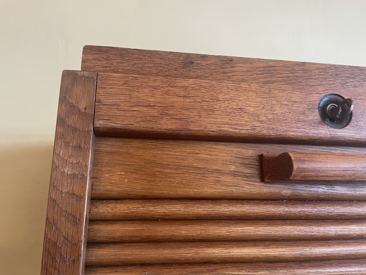 Rolluikkast Archiefkast Muziekkast art deco 1930 - Afbeelding 6