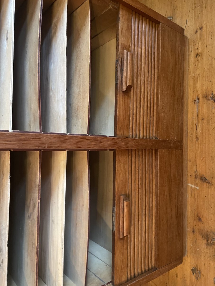 Rolluikkast Archiefkast Muziekkast art deco 1930 - Afbeelding 10