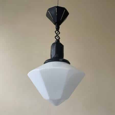 Lamp Hanglamp art deco 1930 Bauhaus