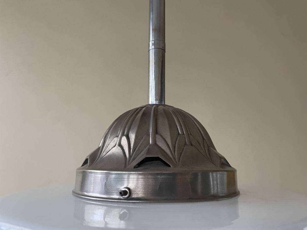 Lamp Hanglamp art deco 1930 Opaline - Afbeelding 5