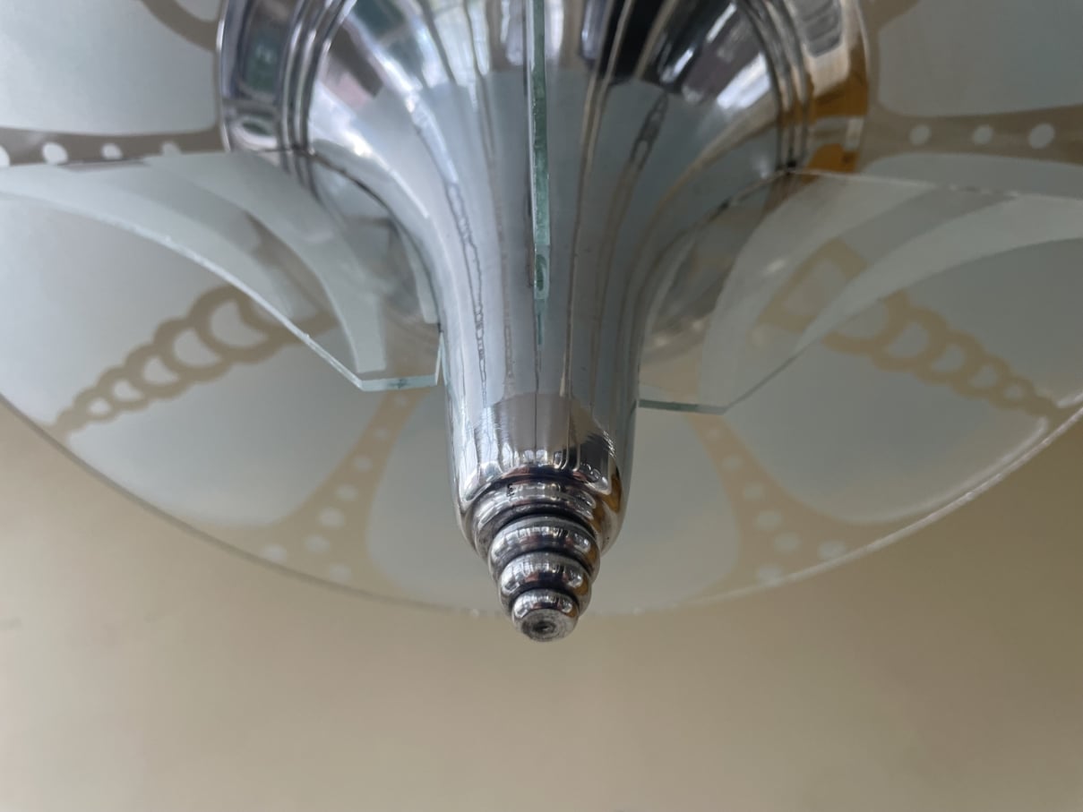 Lamp Art Deco Hanglamp Schijflamp - Afbeelding 11