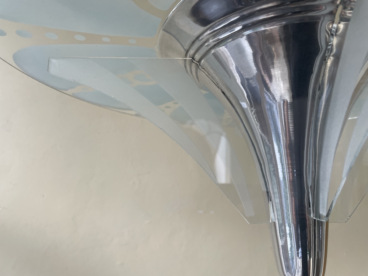 Lamp Art Deco Hanglamp Schijflamp - Afbeelding 12