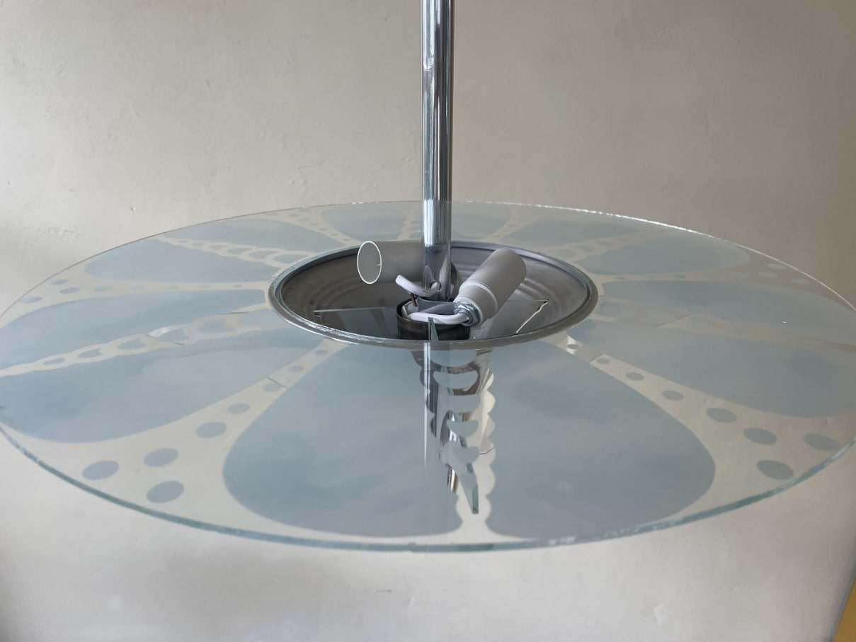 Lamp Art Deco Hanglamp Schijflamp - Afbeelding 5