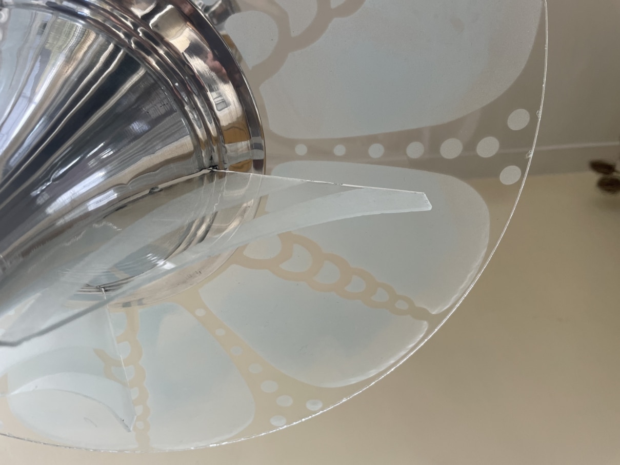 Lamp Art Deco Hanglamp Schijflamp - Afbeelding 9