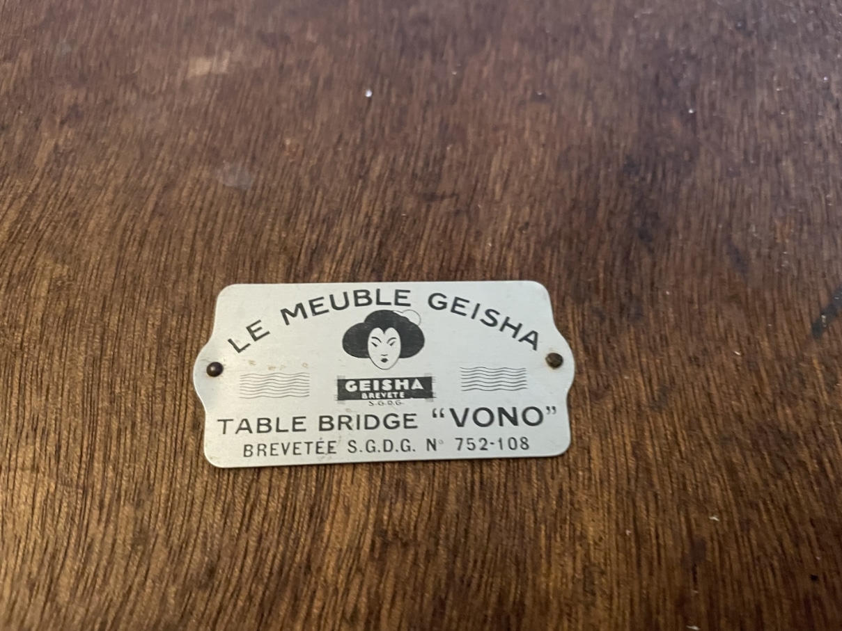 Klaptafel Bijzettafel Speeltafel Table Brige genaamd Vono - Afbeelding 2