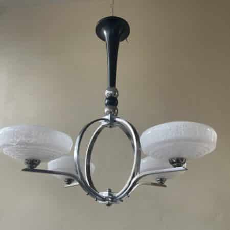 Plafondlamp Hanglamp Lamp art deco 1930 F