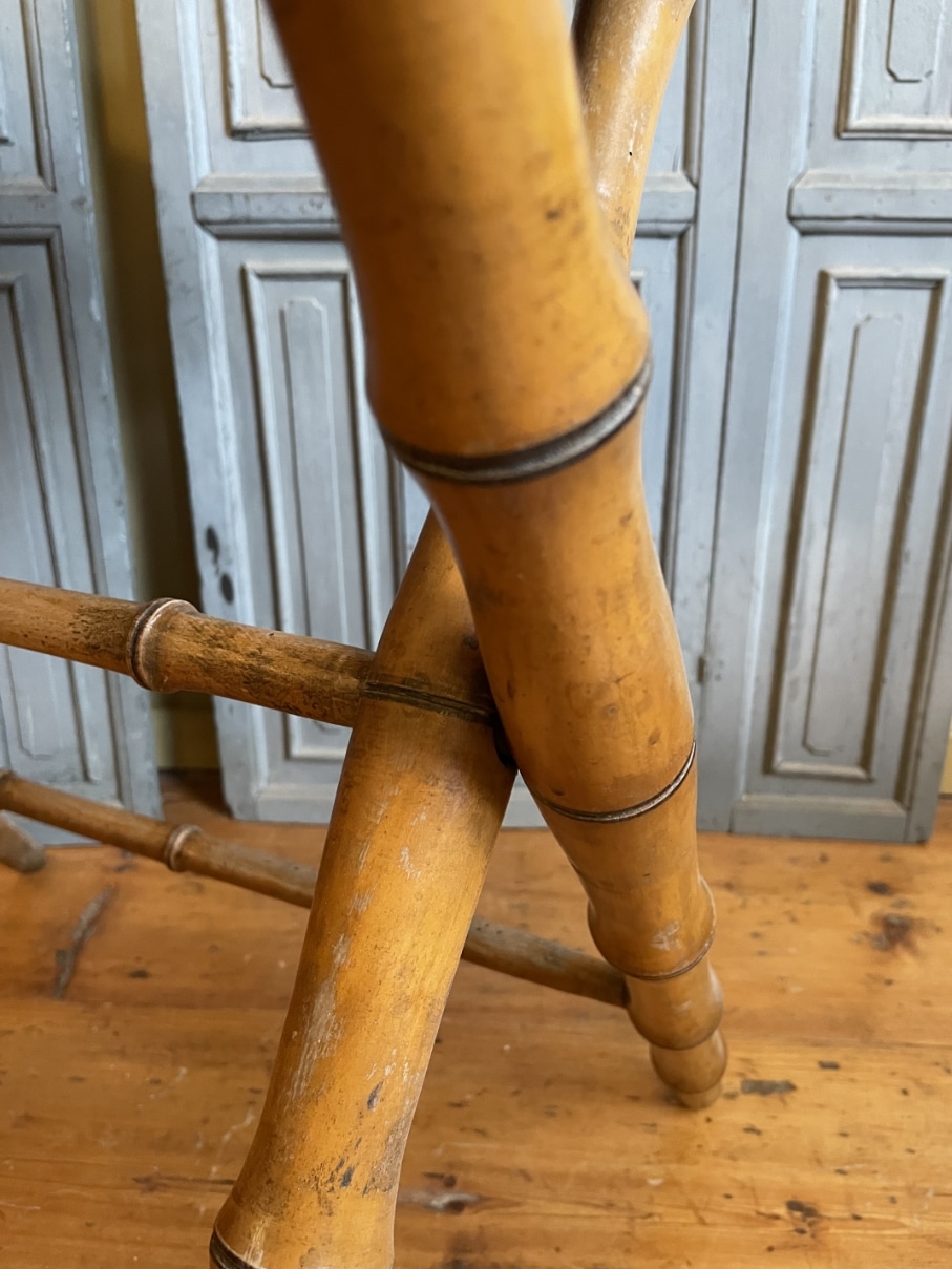 Klaptafel Bijzettafel Faux Bamboe - Afbeelding 15