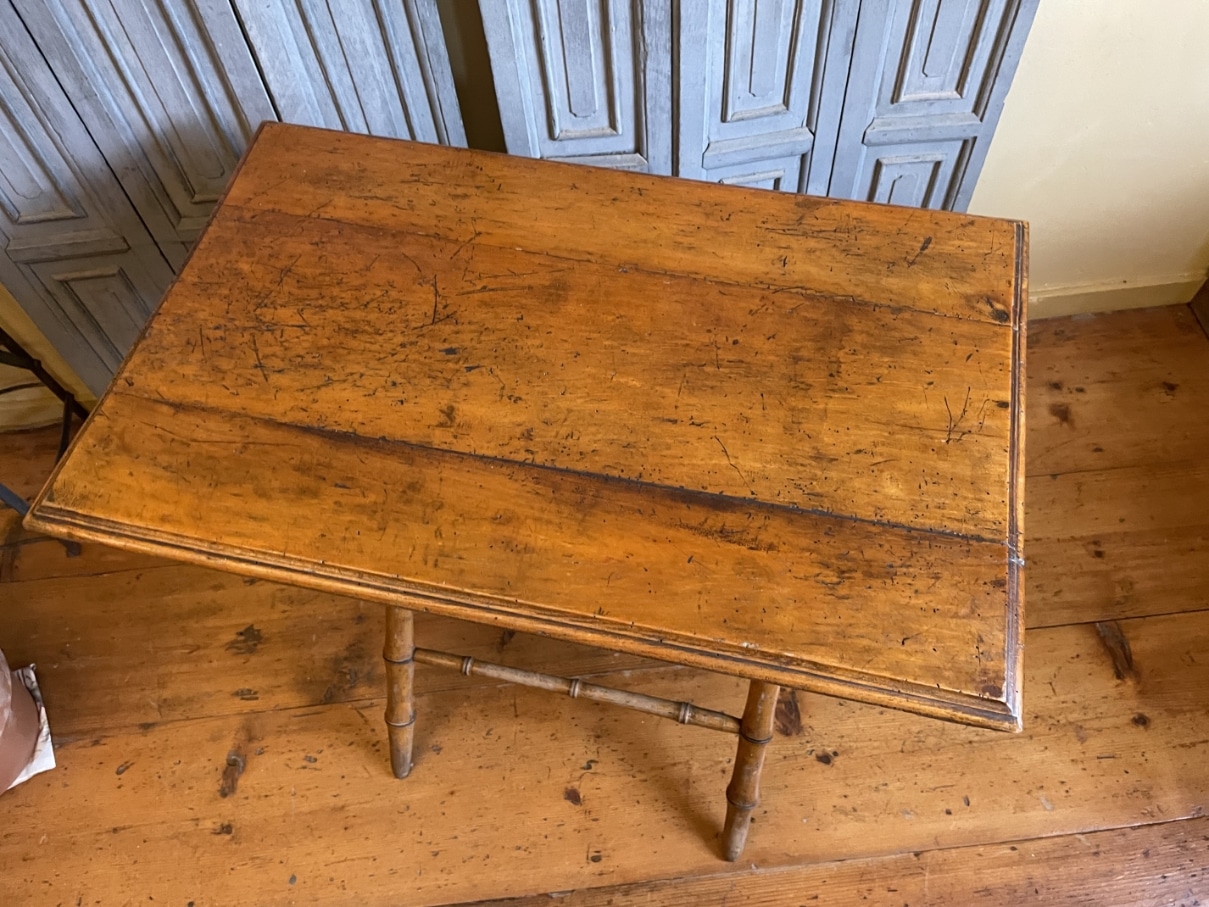 Klaptafel Bijzettafel Faux Bamboe - Afbeelding 5