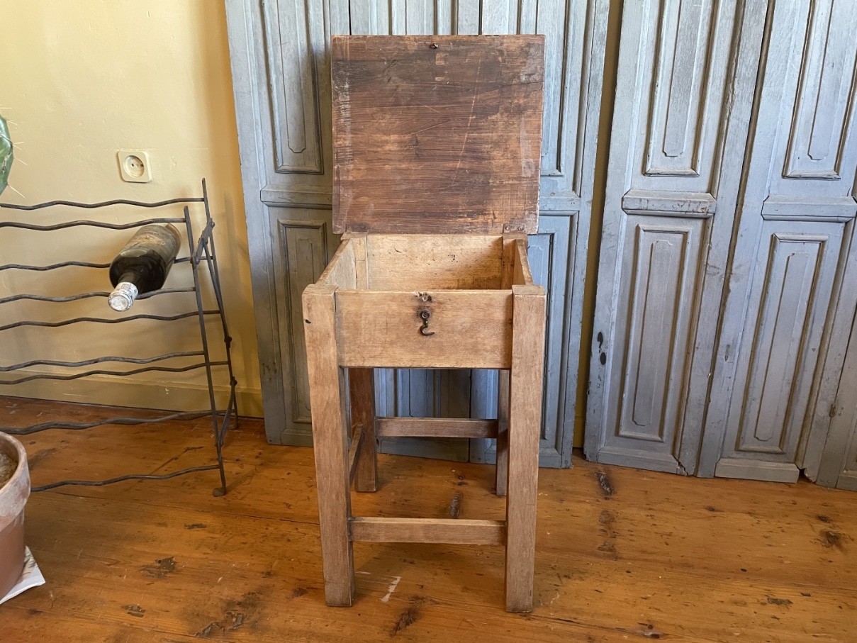 Bijzettafeltje Krukje met deksel - Afbeelding 2