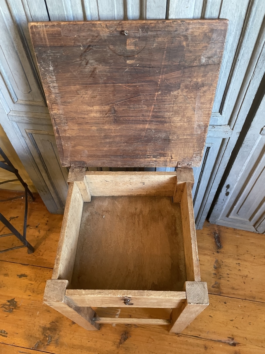 Bijzettafeltje Krukje met deksel - Afbeelding 3