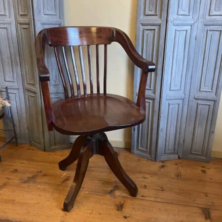 Bureaustoel Draaistoel Mahonie