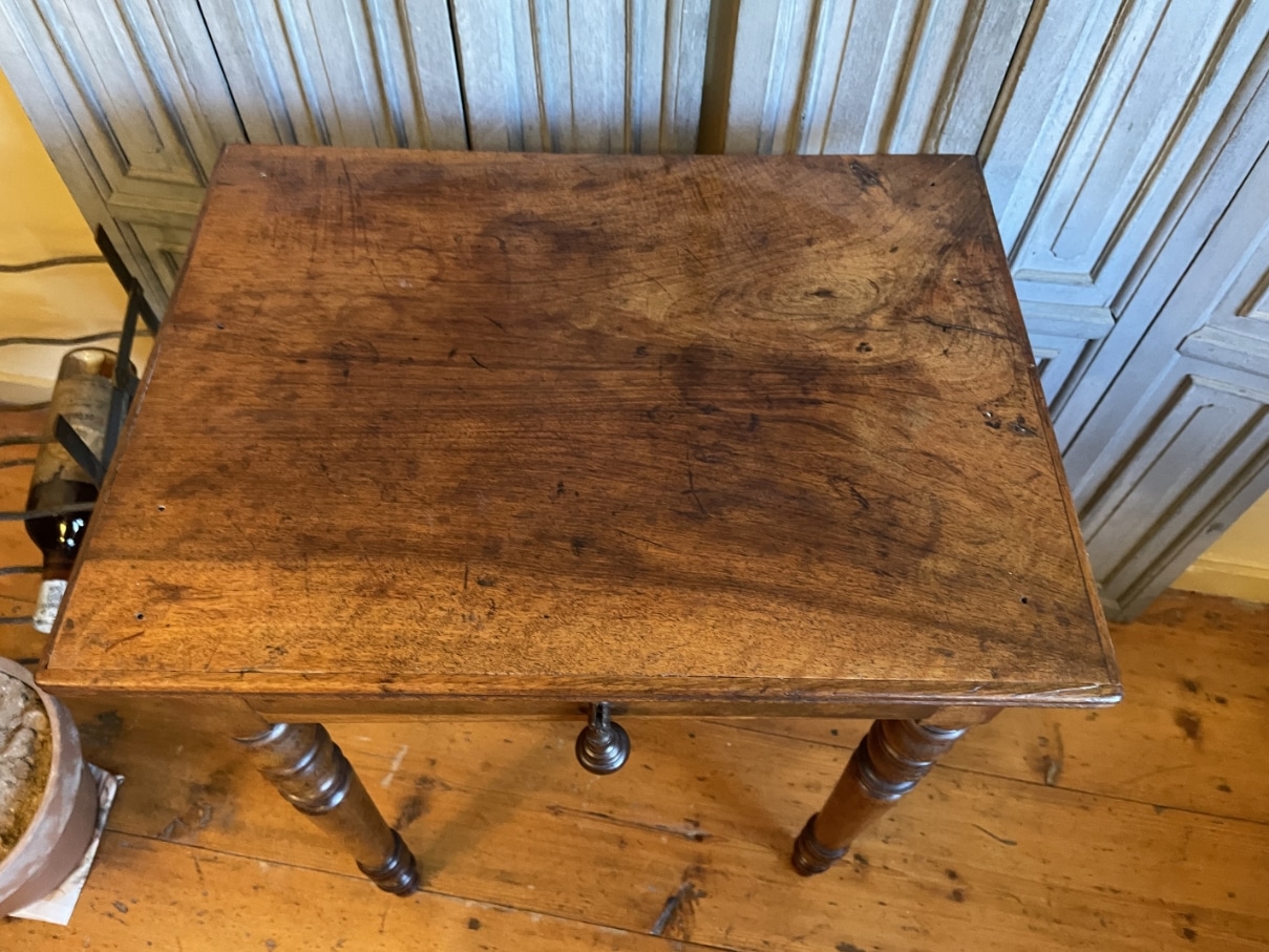 Tafeltje Bijzettafeltje Notenhout - Afbeelding 7