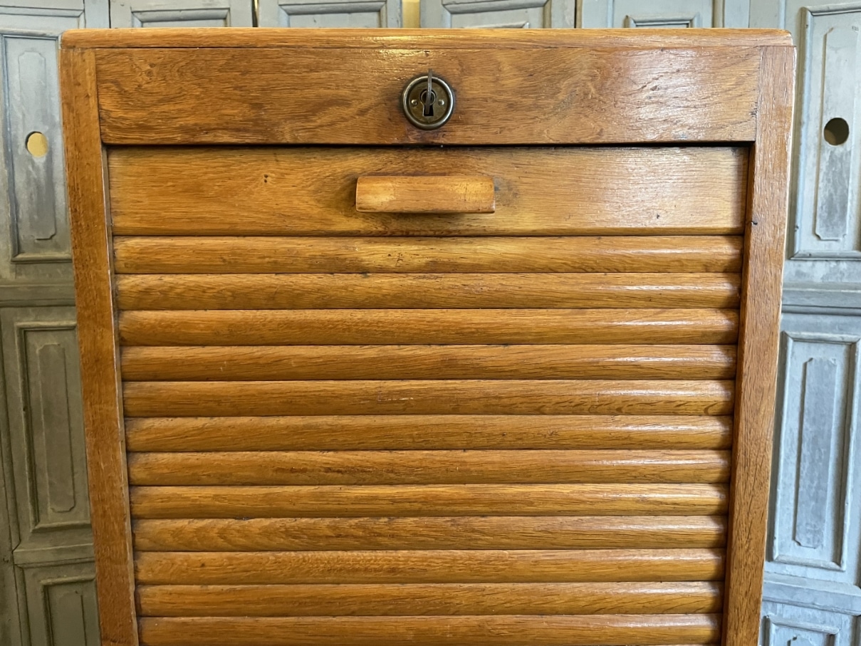 Rolluikkast Archiefkast Muziekkast Art Deco - Afbeelding 2