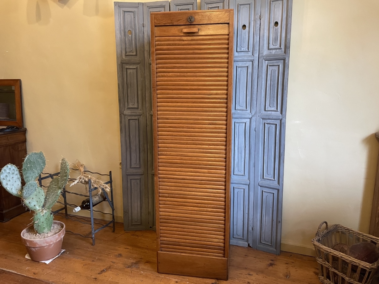 Rolluikkast Archiefkast Muziekkast Art Deco - Afbeelding 15