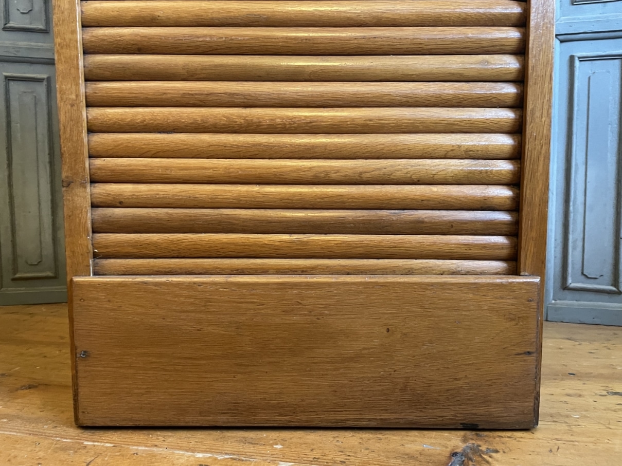 Rolluikkast Archiefkast Muziekkast Art Deco - Afbeelding 3