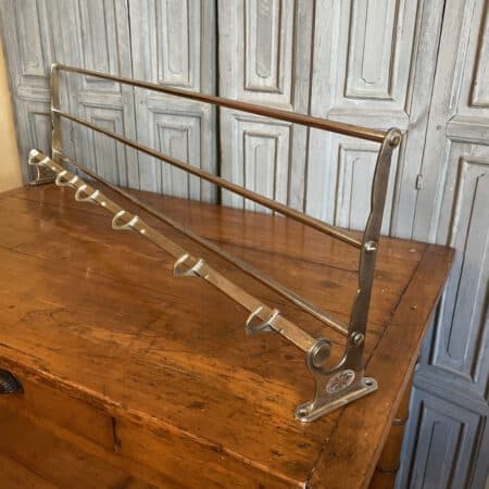 Wandkapstok Kapstok Nikkel  Art Deco