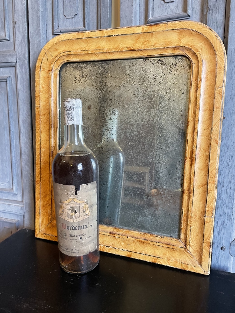 Spiegeltje Louis Philippe 42.5 cm. - Afbeelding 11