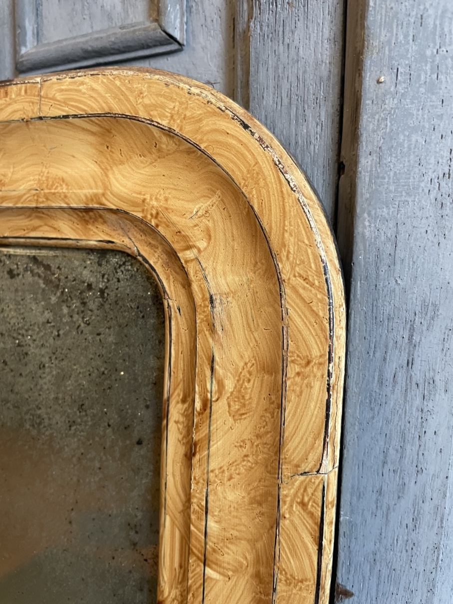 Spiegeltje Louis Philippe 42.5 cm. - Afbeelding 3