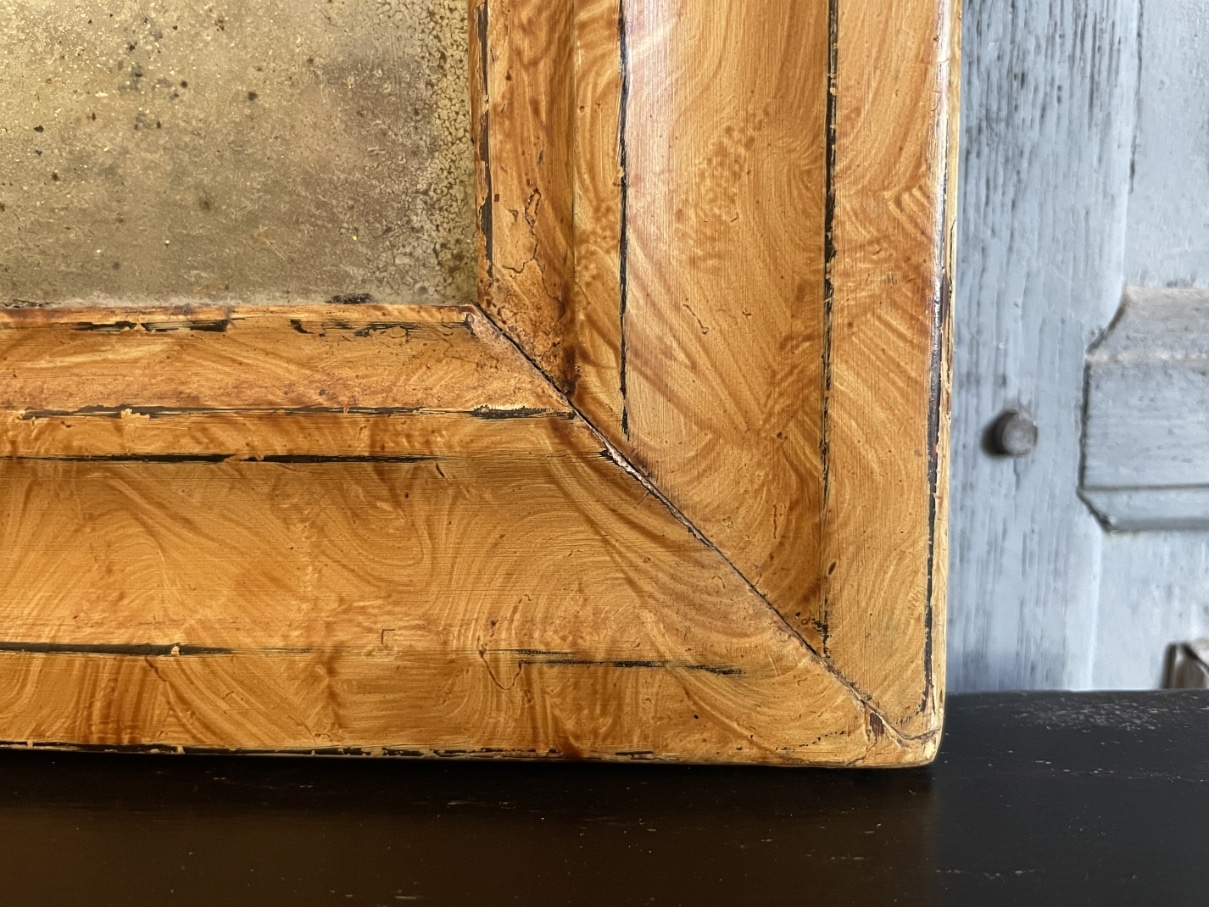 Spiegeltje Louis Philippe 42.5 cm. - Afbeelding 4