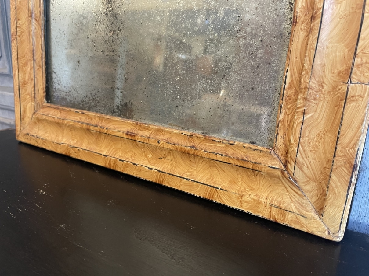 Spiegeltje Louis Philippe 42.5 cm. - Afbeelding 5