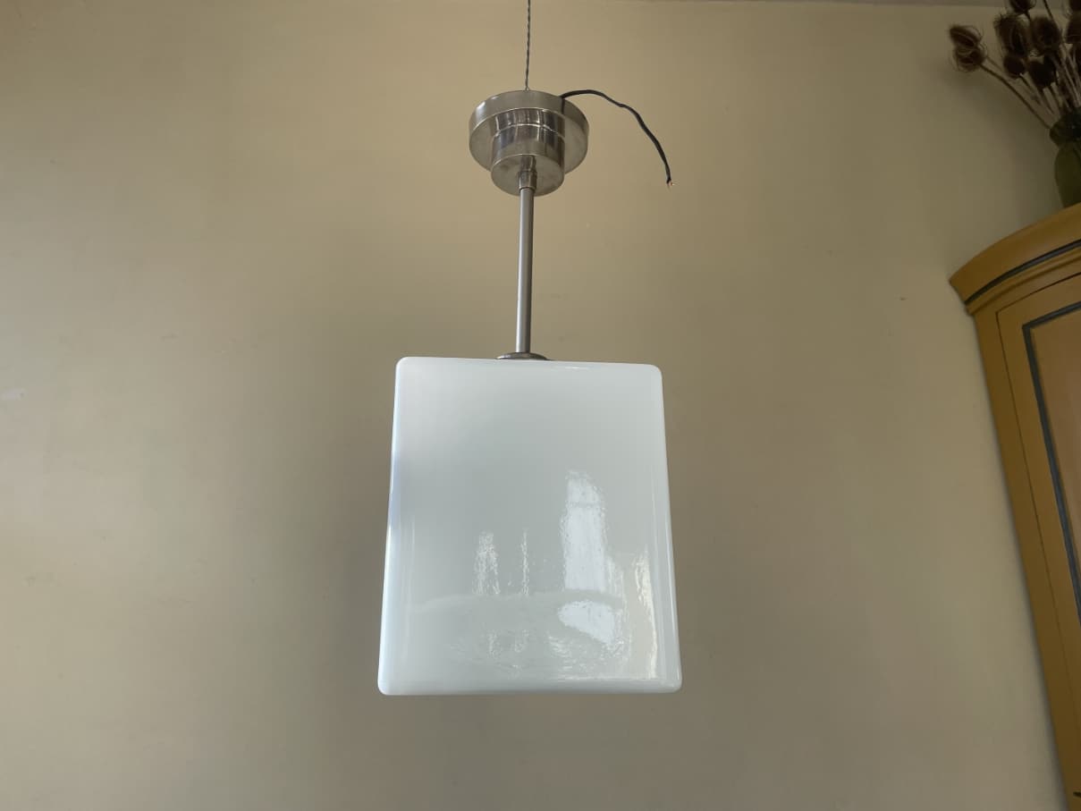 Lamp Hanglamp art deco 1930 (groot) - Afbeelding 14