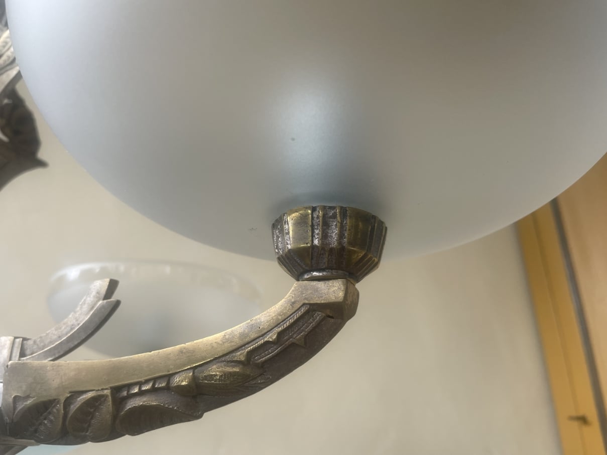 Plafondlamp Hanglamp Lamp Art Deco 1930 - Afbeelding 12