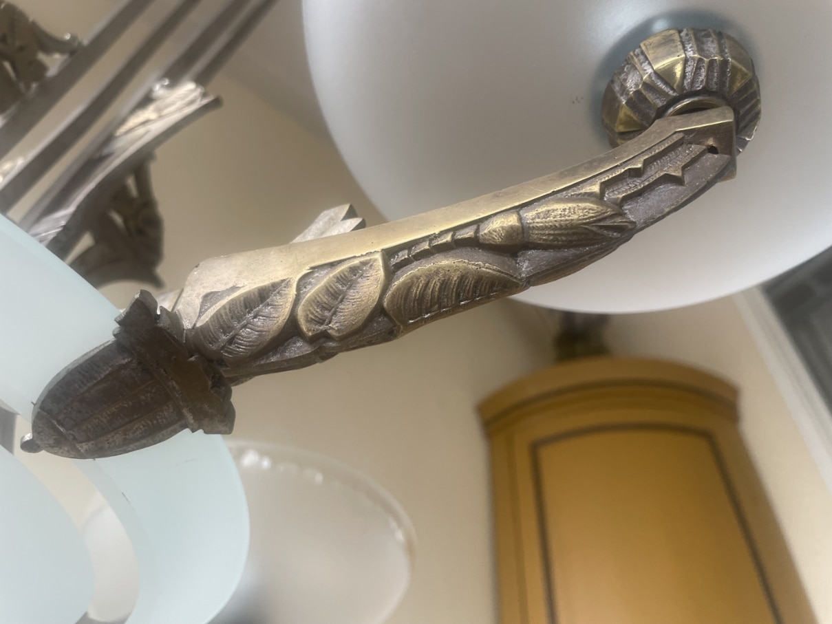 Plafondlamp Hanglamp Lamp Art Deco 1930 - Afbeelding 13