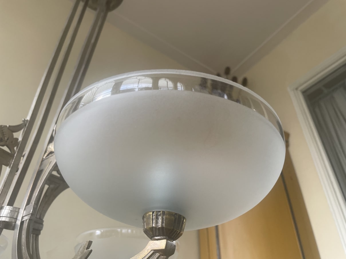 Plafondlamp Hanglamp Lamp Art Deco 1930 - Afbeelding 14
