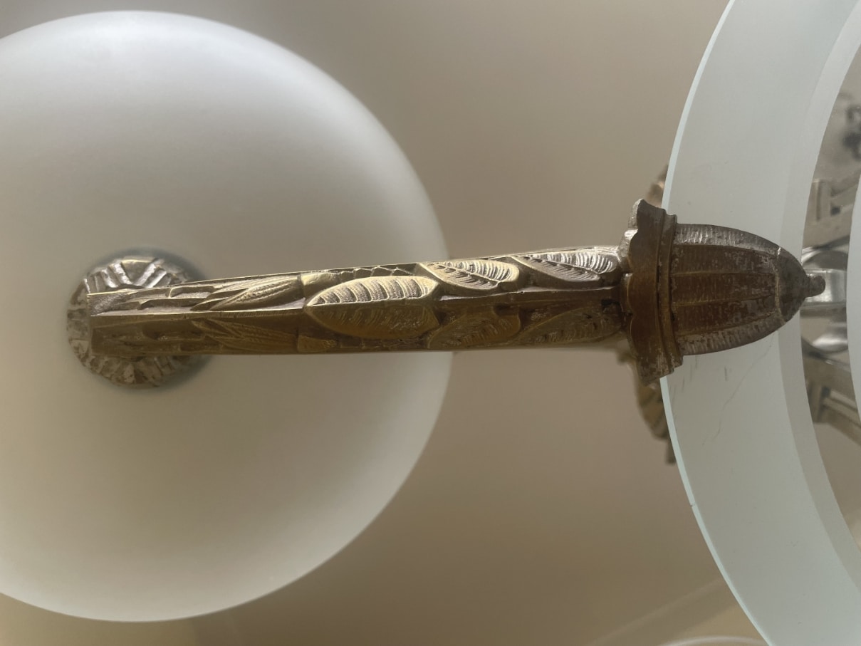 Plafondlamp Hanglamp Lamp Art Deco 1930 - Afbeelding 15