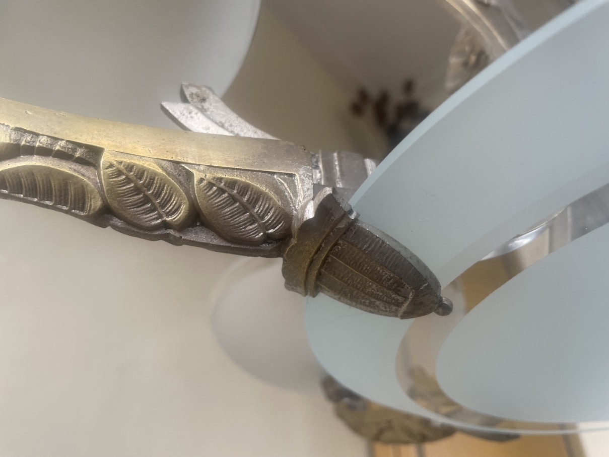 Plafondlamp Hanglamp Lamp Art Deco 1930 - Afbeelding 16