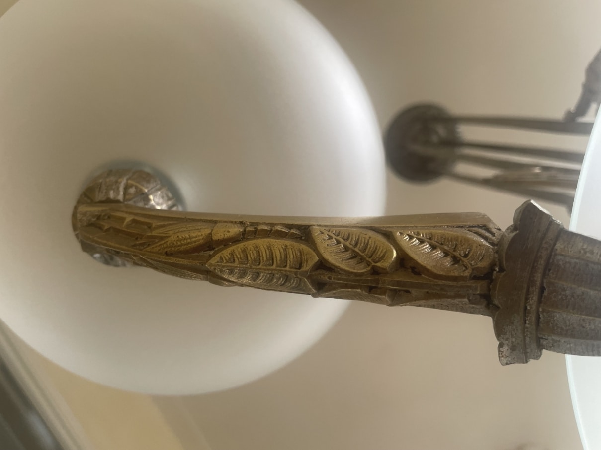 Plafondlamp Hanglamp Lamp Art Deco 1930 - Afbeelding 17