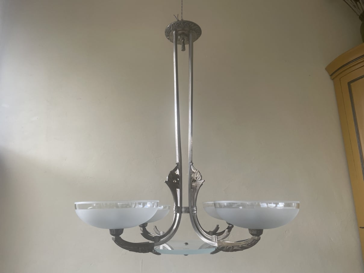 Plafondlamp Hanglamp Lamp Art Deco 1930 - Afbeelding 20