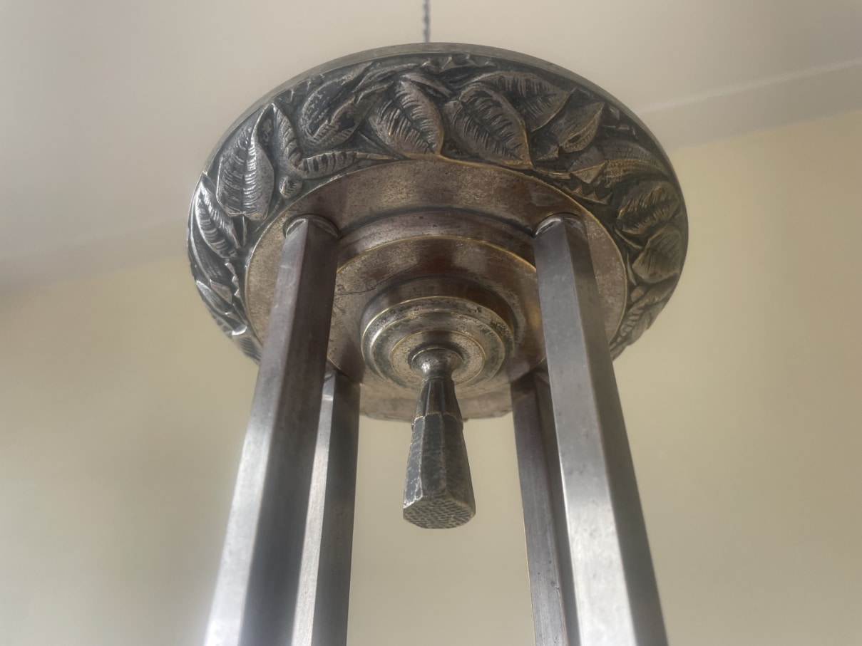 Plafondlamp Hanglamp Lamp Art Deco 1930 - Afbeelding 3