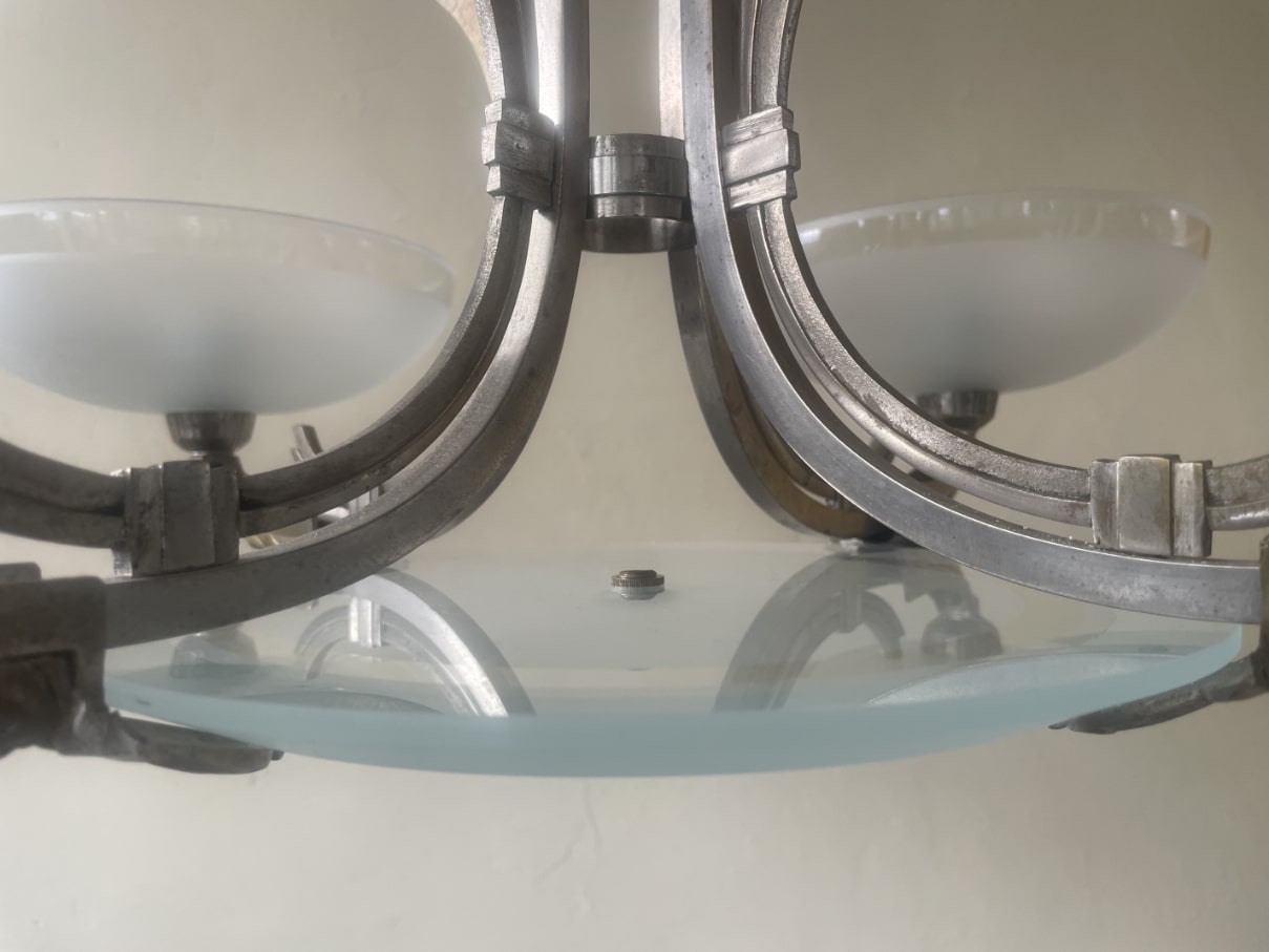 Plafondlamp Hanglamp Lamp Art Deco 1930 - Afbeelding 6