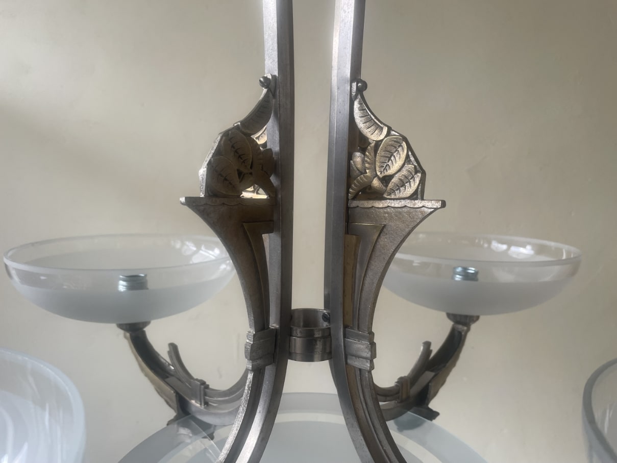 Plafondlamp Hanglamp Lamp Art Deco 1930 - Afbeelding 7