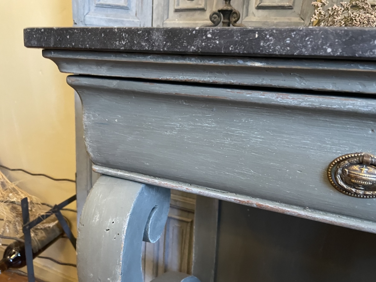 Consoletafel Wandconsole Trumeau Sidetable Louis Philippe - Afbeelding 15