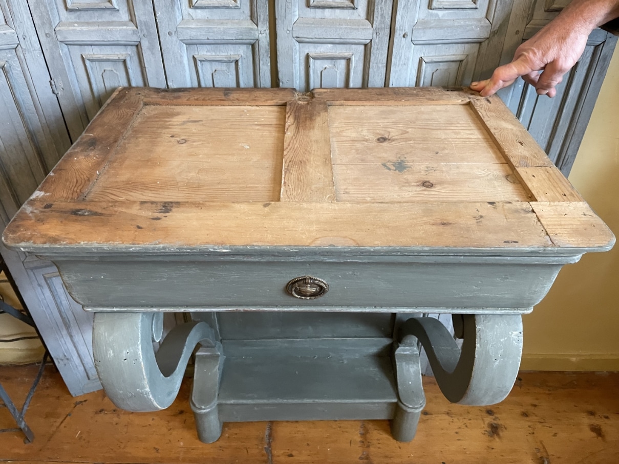 Consoletafel Wandconsole Trumeau Sidetable Louis Philippe - Afbeelding 17